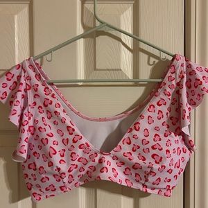SHEIN bathing suit top includes cup pads size large